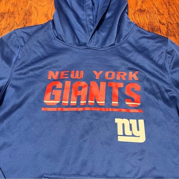 New York Giants NFL Football Team Apparel Official Hoodie Kids’ Size Large 14/16 - Picture 2 of 7